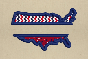 America Split Applique