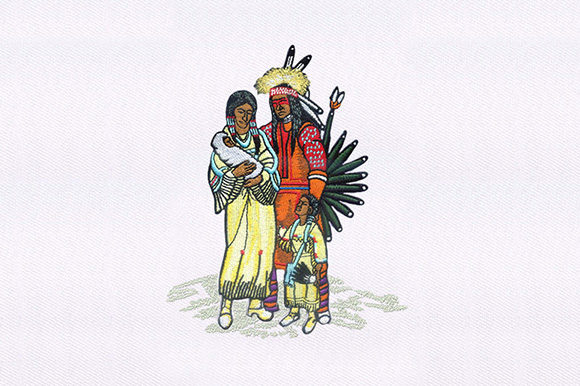 Chief and Family: A Seasonal Embroidery Review