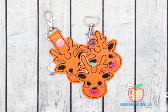 Deer Buck Head ITH Keyfob