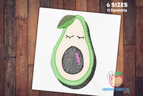 Funny Cartoon Avocado Fruits