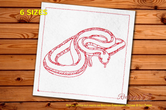 Garter Snake Embroidery Design Review