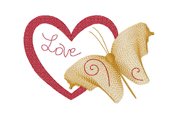 Heart, Butterfly, Love