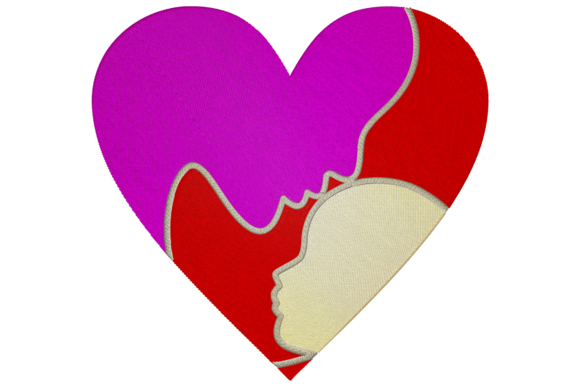 Heart Mother and Baby