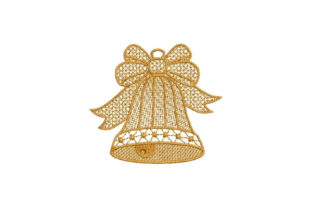 Lace Bell: A Delicate, Gift-Ready Embroidery Design