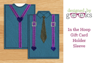 Tie in the Hoop Gift Card Holder